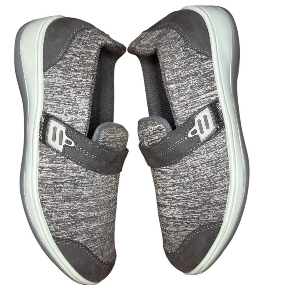 Orthofeet Quincy Stretch Grey Slip On Walking Shoes Sz: 9 Women's Medium - Picture 4 of 9